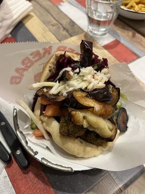 classic falafel  at Mi-va-Mi in Paris