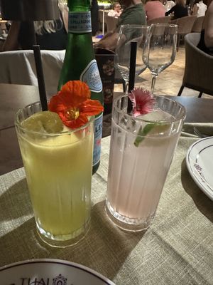 Cocktails were lovely too  at Thai Botánico in Tenerife