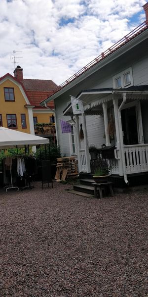 Entrance at Green Living in Borlange