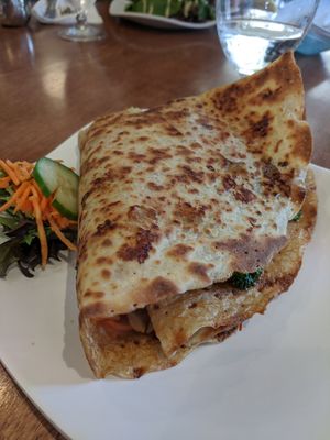 Teriyaki vegan crepe at The Naked Crepe Bistro, Inc in Wolfville
