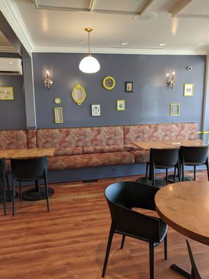 Inside at The Naked Crepe Bistro, Inc in Wolfville