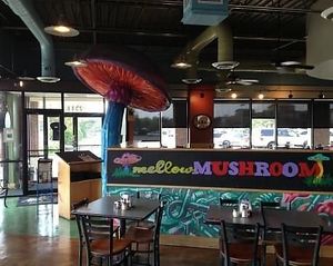 Inside at Mellow Mushroom in Carmel