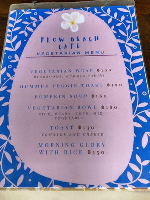   at Flow Beach Cafe. - Seaddict in Koh Samet