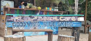 The owner, Fah, is delightful! at Flow Beach Cafe. - Seaddict in Koh Samet