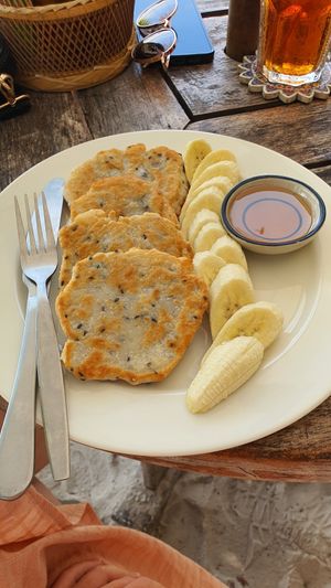 Pancakes at Flow Beach Cafe. - Seaddict in Koh Samet