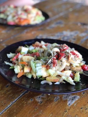 Delicious quinoa salad!  at Flow Beach Cafe. - Seaddict in Koh Samet