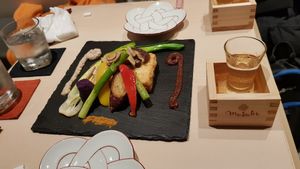 Tofu steak at Musubi in Tokyo