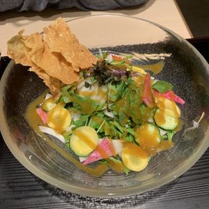 Kyoto vegetable salad   at Musubi in Tokyo