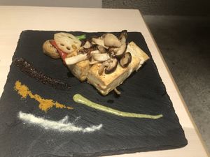 Tofu Steak at Musubi in Tokyo