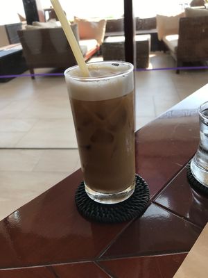 Iced latte with soya milk  at Fusion Resort in Cam Ranh