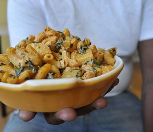 Vegan Mac and Cheese at Homeroom in Oakland