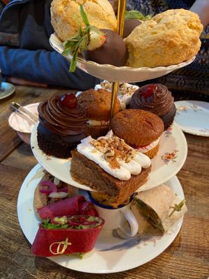 Vegan afternoon tea at Cuthbert's in Liverpool