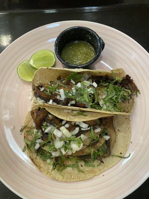 Tacos de portobello asada  at Cafetería Tambien in Puebla