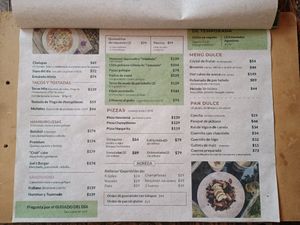 Menu 9/2024 at Cafetería Tambien in Puebla