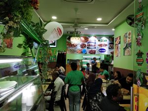 Restaurant interior at Shree Bhaavan - Norris Rd in Central Singapore