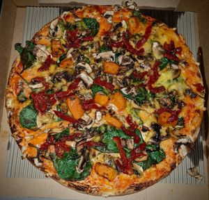 Veggie patch with new cheese (October 2022) at La Porchetta in Carlton