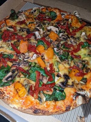 Veggie patch with new cheese (October 2022) at La Porchetta in Carlton