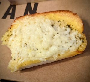 Cheesy garlic bread (July 2022) at La Porchetta in Carlton