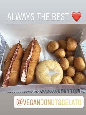 Donuts and kolaches  #Veganuary at Vegan Donut-Gelato in Houston