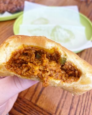 Soy Chorizo kolache at Vegan Donut-Gelato in Houston