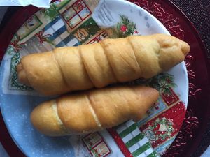 Small and large kolache  at Vegan Donut-Gelato in Houston