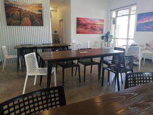 Indoor seating at The Bays Kitchen in Saint Helens