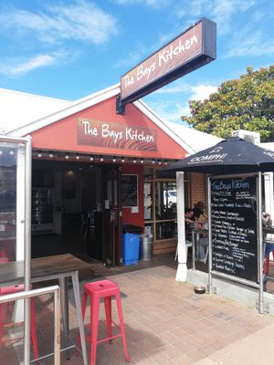 Entrance from main street at The Bays Kitchen in Saint Helens