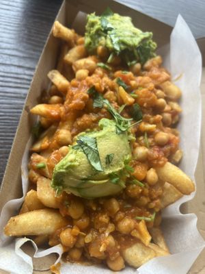 Loaded Curry Fries   at The Bays Kitchen in Saint Helens