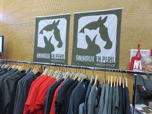 at Vegan Marché Lille (FR), 2017 at Animaux en Péril in Ath