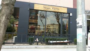 This place is in a quiet road off the main FSM bulvari at Vegan Kantin in Bursa