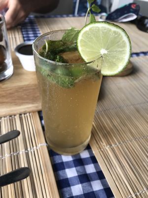 Turmeric finger fizz  at Moreish in Dubai