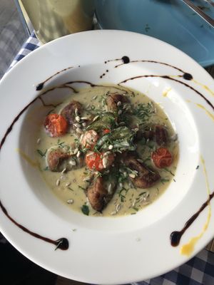 Sweet potato gnocchi at Moreish in Dubai