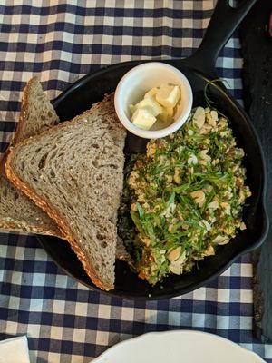 Tofu scramble at Moreish in Dubai