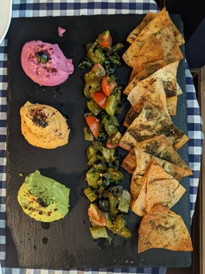 Hummus trio at Moreish in Dubai