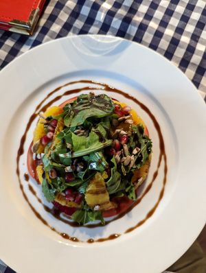 Carpaccio salad at Moreish in Dubai