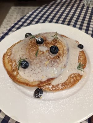 Lemon pancakes at Moreish in Dubai