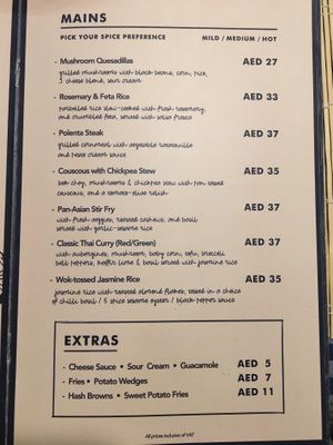 Mains at Moreish in Dubai