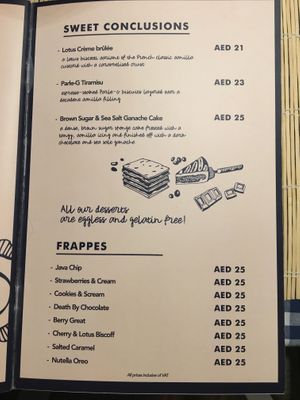 Desserts  at Moreish in Dubai