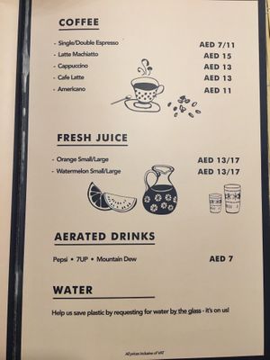 Drinks at Moreish in Dubai