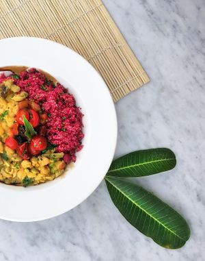 There’s a certain comfort in food that loves you back. If you are yet to meet a meal that would be the equivalent of a hug, look no further than this chickpea-mushroom stew . at Moreish in Dubai