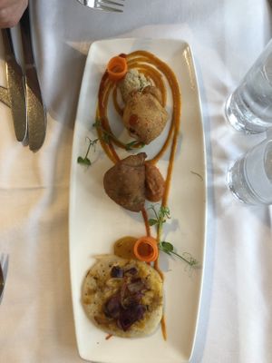 Vegan Trio starter ⭐️⭐️⭐️⭐️⭐️ at The Ambrette in Margate