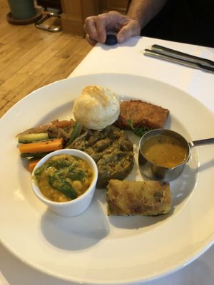 Vegan Aubergine roast ⭐️⭐️⭐️⭐️⭐️ at The Ambrette in Margate