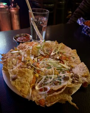 Show No Mercy nachos (small)  at Jackalope's in Vancouver