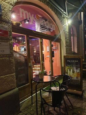 Outside at my indigo - Muenchner Freiheit in Munich