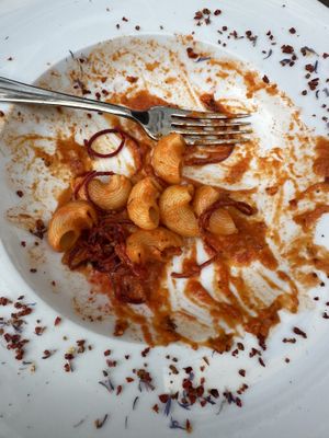 Forgot to take a picture of the vegan pasta  at Calanda in Chur