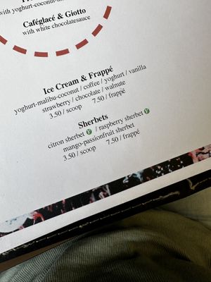 Vegan dessert  at Calanda in Chur