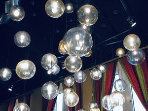 Sehr coole Lampen at Calanda in Chur