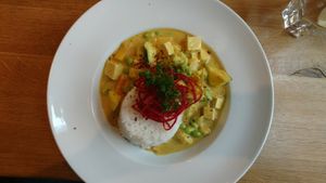 Coconut curry at Calanda in Chur