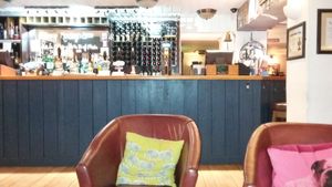 Bar area at the Windmill Inn at The Windmill in Macclesfield