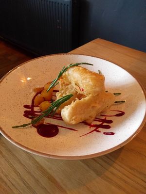 Crunchy fried tofu. at The Windmill in Macclesfield